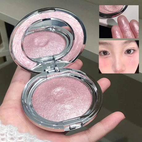 Diamond Highlighter Powder Palette Waterproof High Gloss Glitter Body Highlight Eyeshadow Face Contour Illuminator Makeup