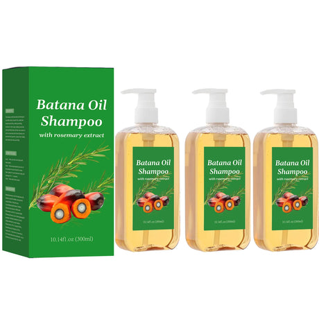 Batana Oil Shampoo for Hair Growth & Strength | Repairs Broken Strands, Nourishes Scalp & Fights Dandruff with Gentle Cleansing