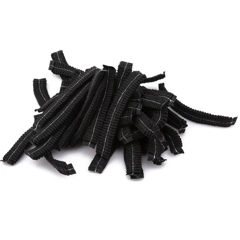100pcs/Pack Disposable Hair Head Covers Net Bouffant Dustproof Anti Dust Caps Breathable Shower Bathing Hats Kitchen