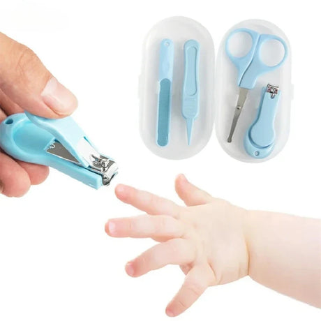 4pcs Nail Trimmer Baby NailsBaby Nail Clipper Set Children Kids Nail Cutter Scissors Files Care Tools Baby Care Items