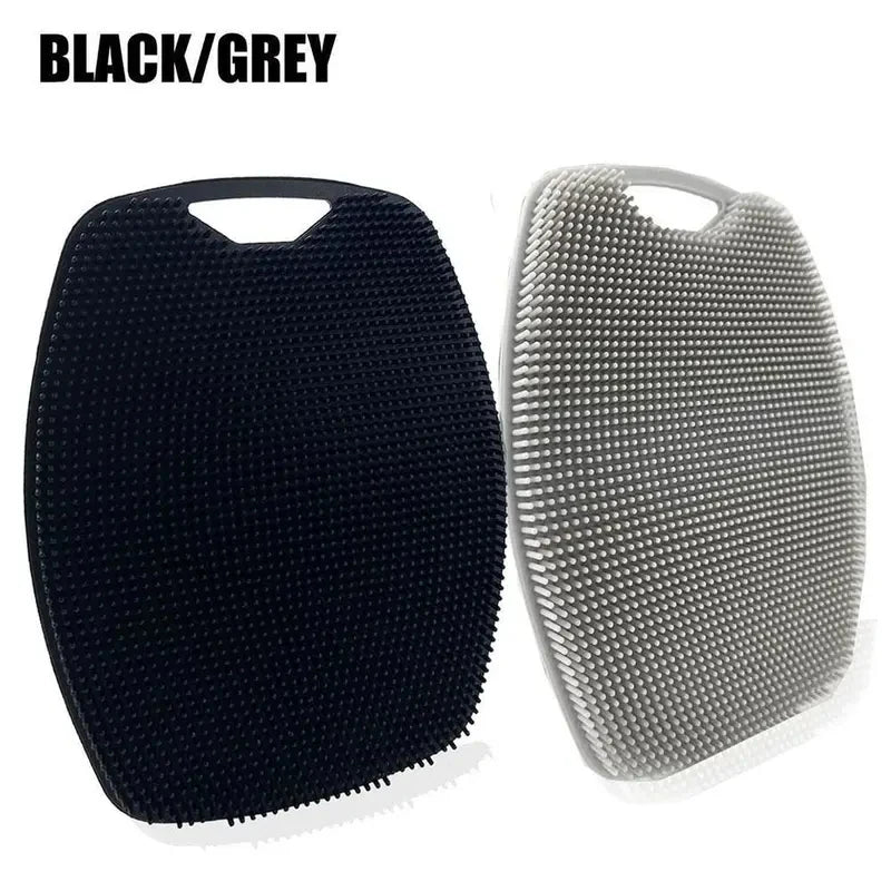 1Pc Soft Silicone Exfoliating Body Brush Gentle Massage Back Scrubber Deep Cleansing Shower Bath Tool