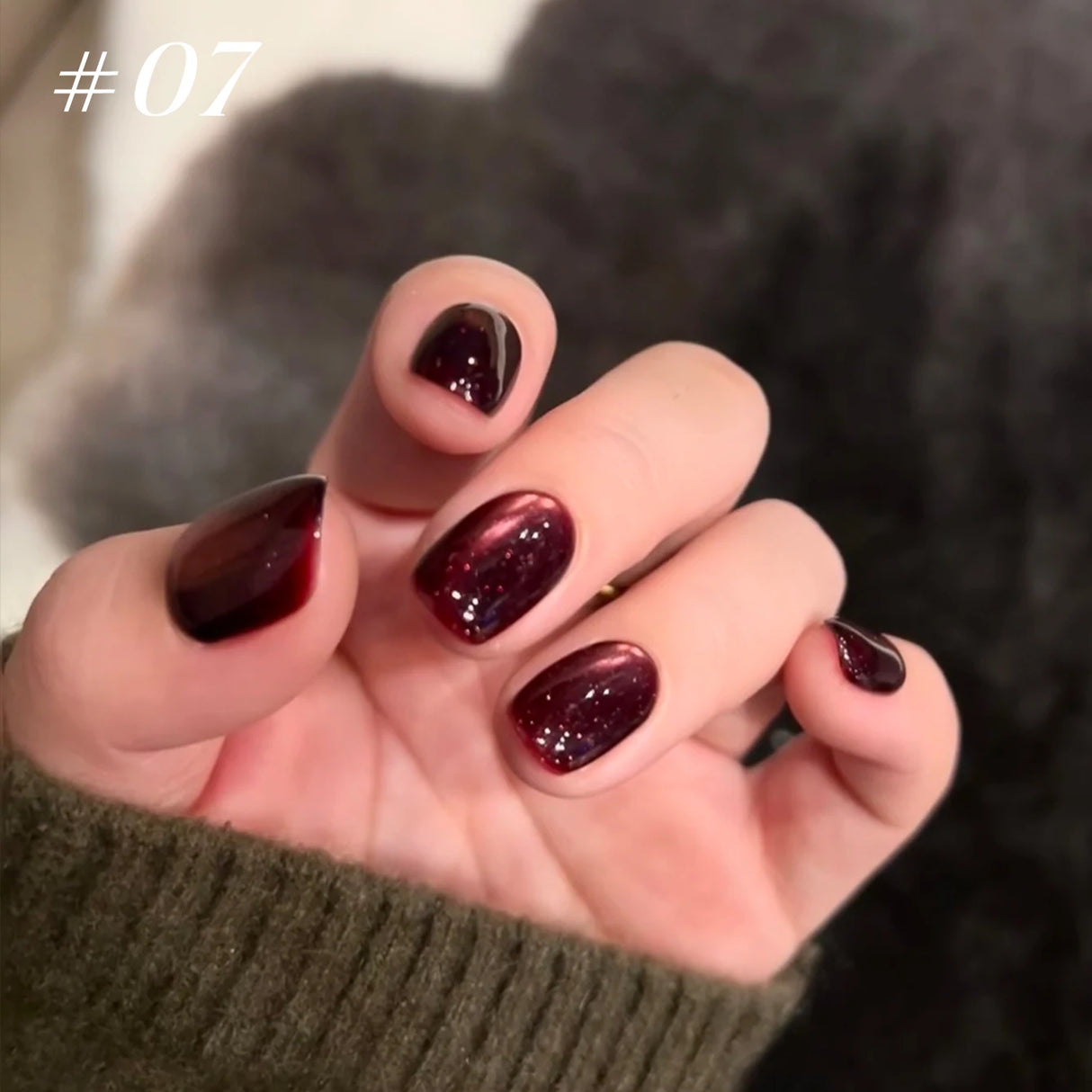12ml 1-21pcs Brown Gold Cat Eye Gel Nail Polish Hot Selling Winter Whitening Magnet Gel Polish Gold Nails Nail Supplies Nail Art