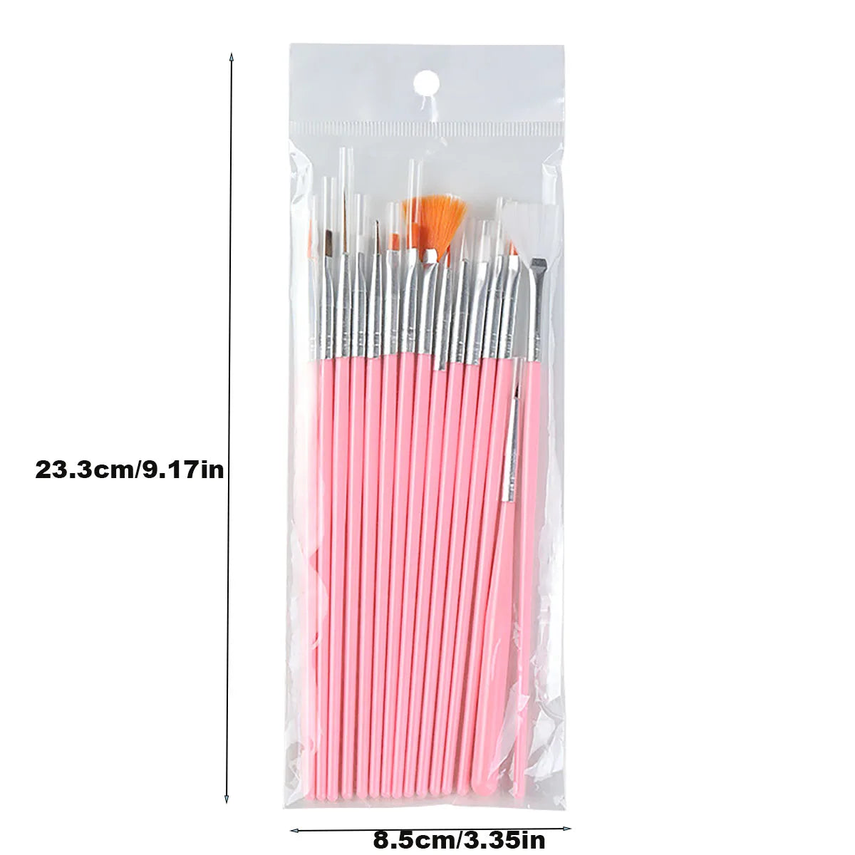 15pcs Fine Detail Paint Brush Set - Miniature Paint Brush for Detailing & Art Painting - Acrylic,Watercolor,Nail Art & Tools