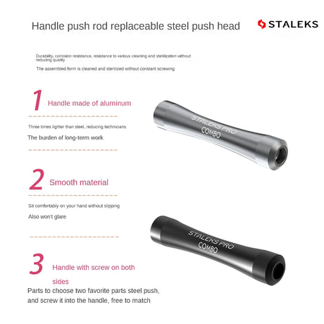 STALEKS Nail And Foot Exfoliating Manicure Art Tool Detachable And Freely Matched With Nail Polish Pushers/Nail Files