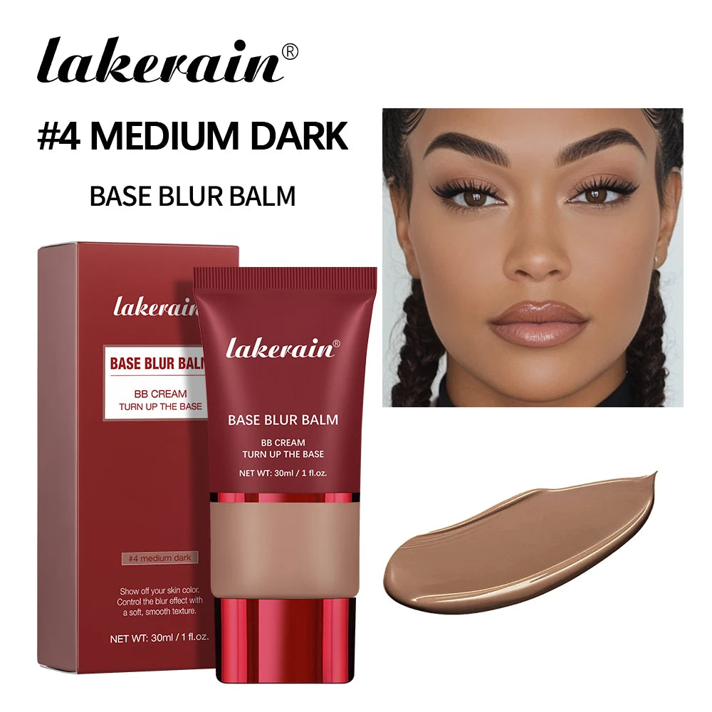 Base Blurring Foundation 5Colors Long Lasting 24H Control Oil Smooth Matte Balancing Shine Base Bronze Cosmetics Makeup