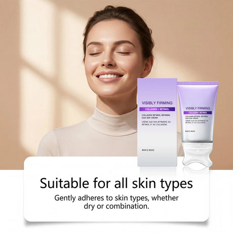 Instant Lifting Face Cream Sculpting Contour Gua Sha Cream Retinol Collagen Lift Sagging Skin Face Cheek Neck Scraping Therapy