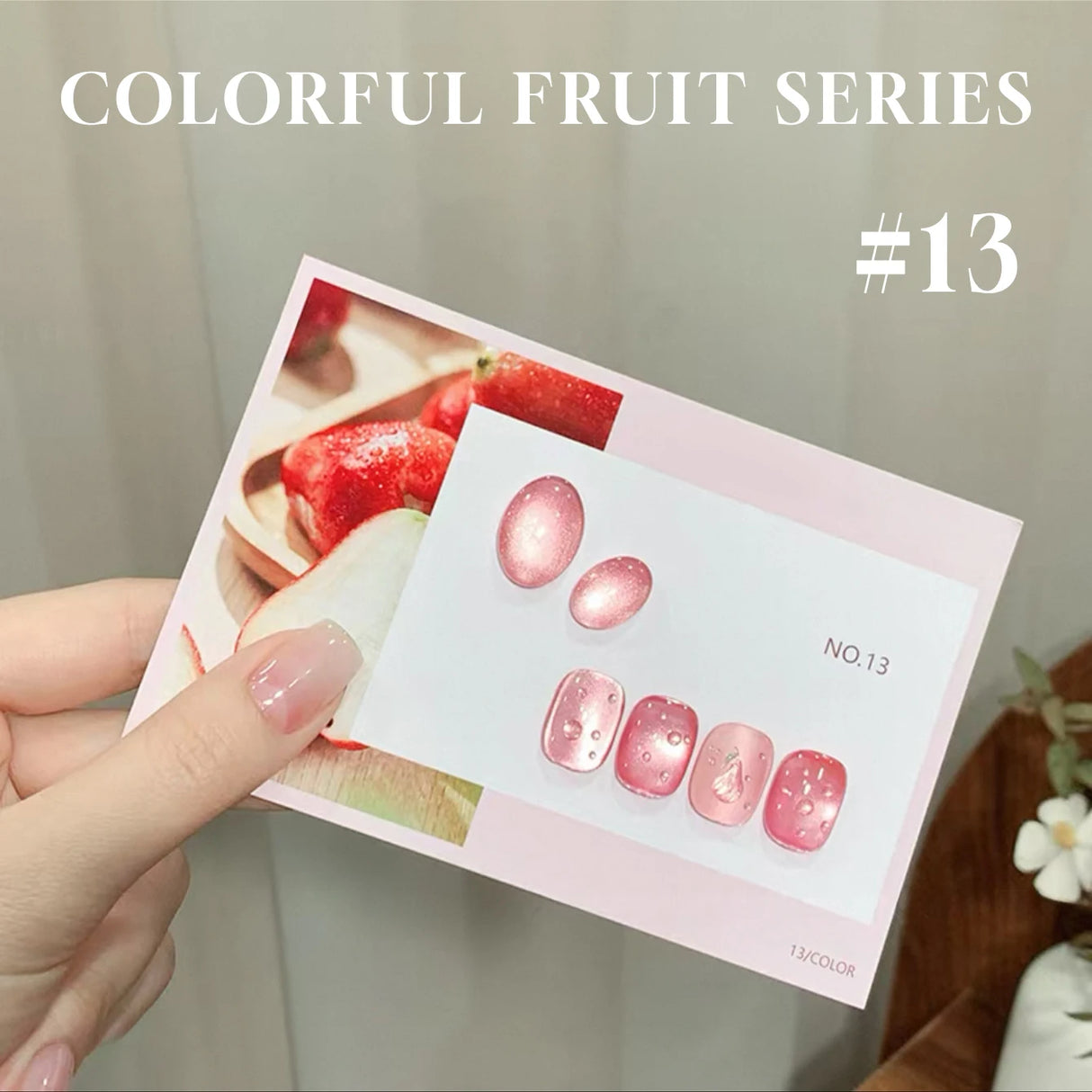 MN 1-20pcs 12ML Pink Gold Cat Eye Ocean Bubble Glass Beads Cat Eye Gel Nail Polish Blue Nails UV Light Nails Green Nails