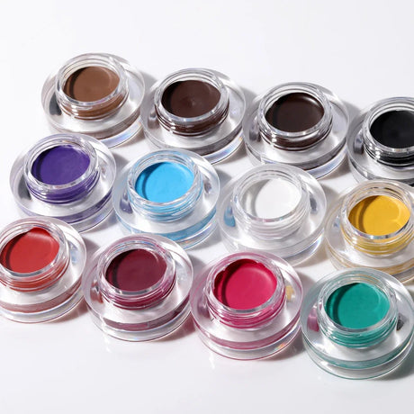 HANDAIYAN Colorful Eyebrow Cream Gel High Pigment Brows Tint Waterproof Long lasting Eye Brow Dye With Brushes Decorate Cosmetic