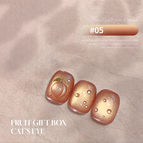 MN 1-20pcs 12ML Pink Gold Cat Eye Ocean Bubble Glass Beads Cat Eye Gel Nail Polish Blue Nails UV Light Nails Green Nails