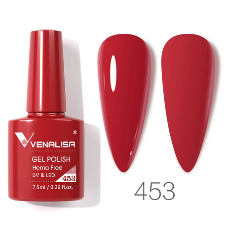 VIP5 Venalisa Nail Gel Polish Jelly Color HEMA/TPO FREE Nude Pink Semi Permanent Soak Off UVLED Gel Polish Sparkle Gel Varnish