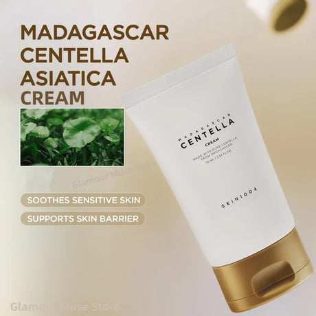Korean Madagascar Centella Soothing Whitening Cream & Air-Fit Suncream Light SPF30 PA++++ Daily Sun Protection Skincare Products