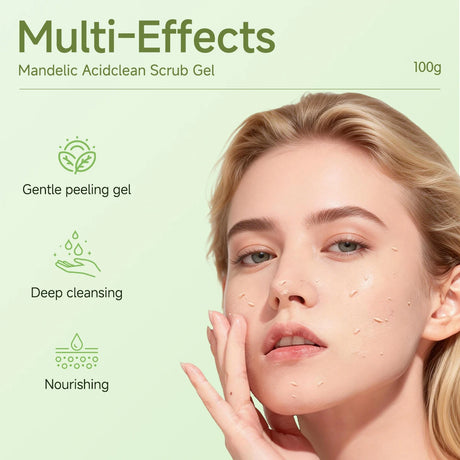 Amandin Acid Cleansing Gel Exfoliating Gel Gently Cleanses and Purifies the Skin Cleanses Pores Facial Care