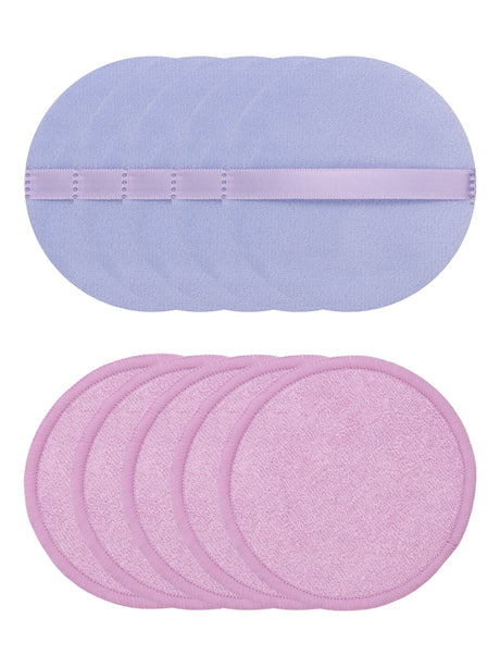10Pcs Makeup Remover Pads Can Be Soaked in Water and Can Be Removed with Facial Makeup It Can Also Be Used with Makeup Remover.