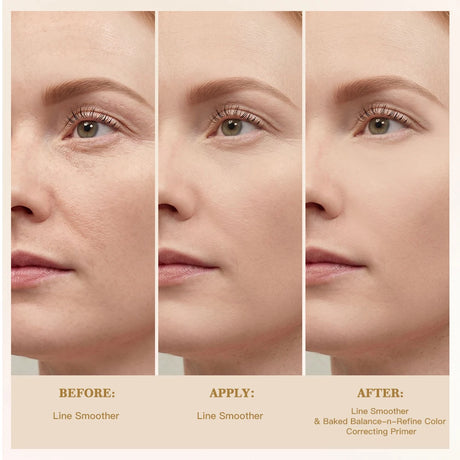 Smooth Fine Line Primer Soften Fine Lines Pores Natural Matte Finish Improve Dull Skin Deeply Hydration Silky Lightweight Primer
