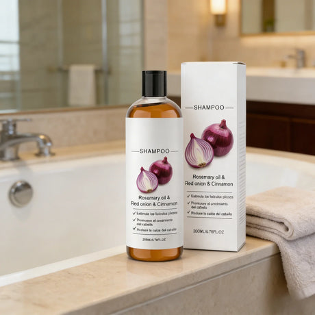 Red Onion Hair Growth Shampoo Against Hair Loss Products Strengthening Hair Follicle Lightweight Cinnamon Rosemary Oil Shampoo
