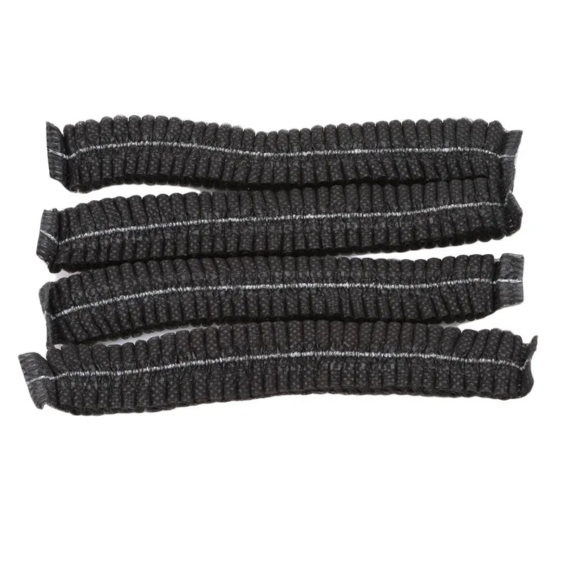 100pcs/Pack Disposable Hair Head Covers Net Bouffant Dustproof Anti Dust Caps Breathable Shower Bathing Hats Kitchen