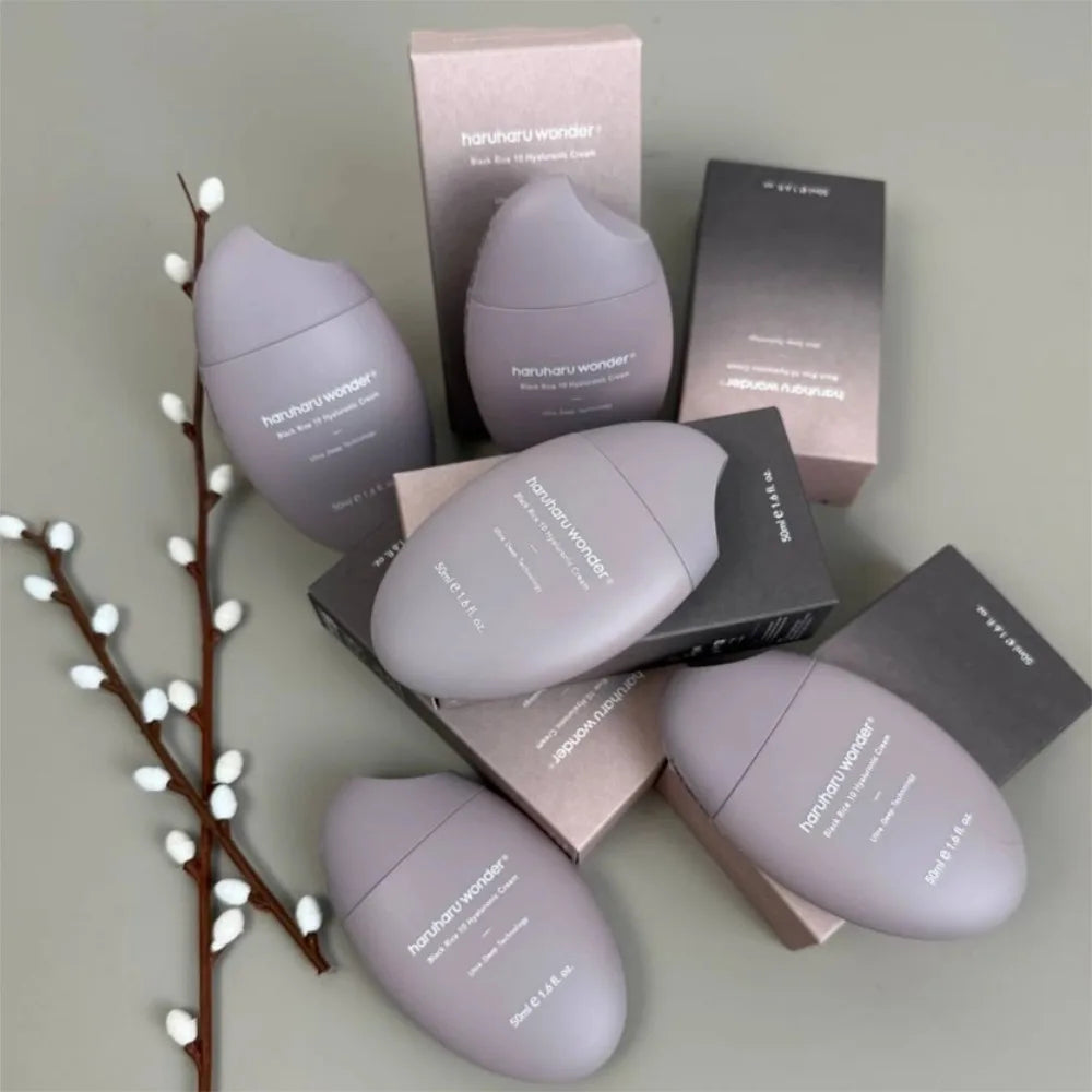 Haruharu Wonder Black Rice 10 Hyaluronic Acid Cream Improve Uneven Skin Tone Balance PH Strengthen Skin Barrier And Elasticity