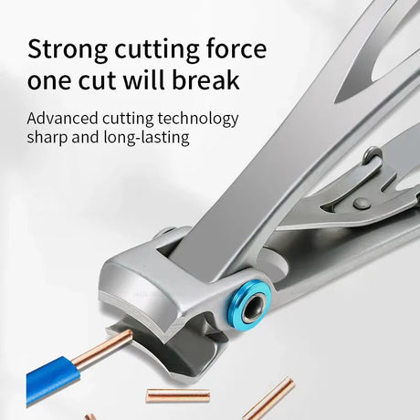 High quality Nail Clippers Stainless Steel Two Sizes Are Available Manicure Fingernail Cutter Thick Hard Toenail Scissors 2028