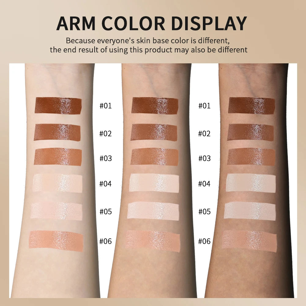 Foundation Skin Tint Balm Skin Tint Stick Waterproof Nourishing Solid Tinted Serum Face Tinted Face Contour Stick Makeup
