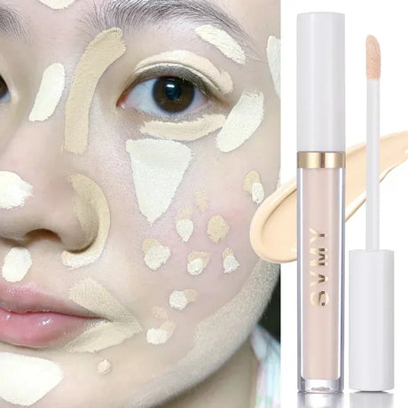 Moisturizing Liquid Concealer Stick Waterproof Lasting Cover Acne Dark Circles Foundation Cream Brightening Face Contour Makeup