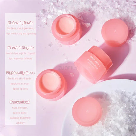 3g South Korea Lip Sleep Mask Night Sleep Maintenance Moisturizing Lips Gloss Tinted Nourishing Lips Care Cherry Lip Balm