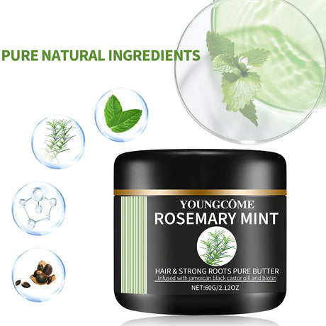 Rosemary Hair Conditioner Anti Hair Loss Improve Dryness Nourish Hair Roots Repair Dry Damaged Smooth Hair Essence Cream