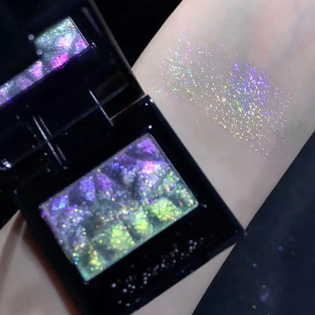 Coldnwild Monochrome Gradual Eye Shadow Chameleon Glitter Blue Purple High Concentration Optical Matching Eyemakeup