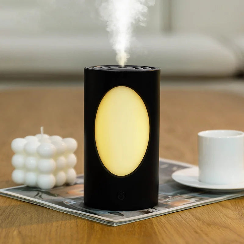 600ml Portable Aroma Diffuser With Colorful LED Lights Battery Rechargeable Wireless Air Humidifier For Bedroom Office