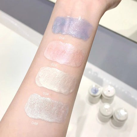 Pearlescent Diamond Liquid Highlighter Contour High Gloss Finish Luminizer Makeup Gel Face Body Brighten Glitter Natural Contour