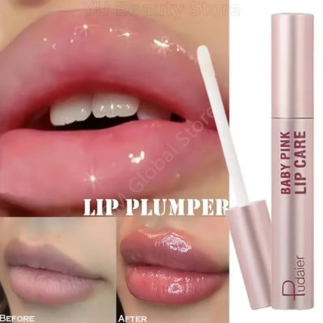 Instant Lip Plumper Extreme Volume Serum Oil Reduce Fine Lines Repair Moisturizer Long Lasting Plumping Gloss Sexy Pink Lip Care