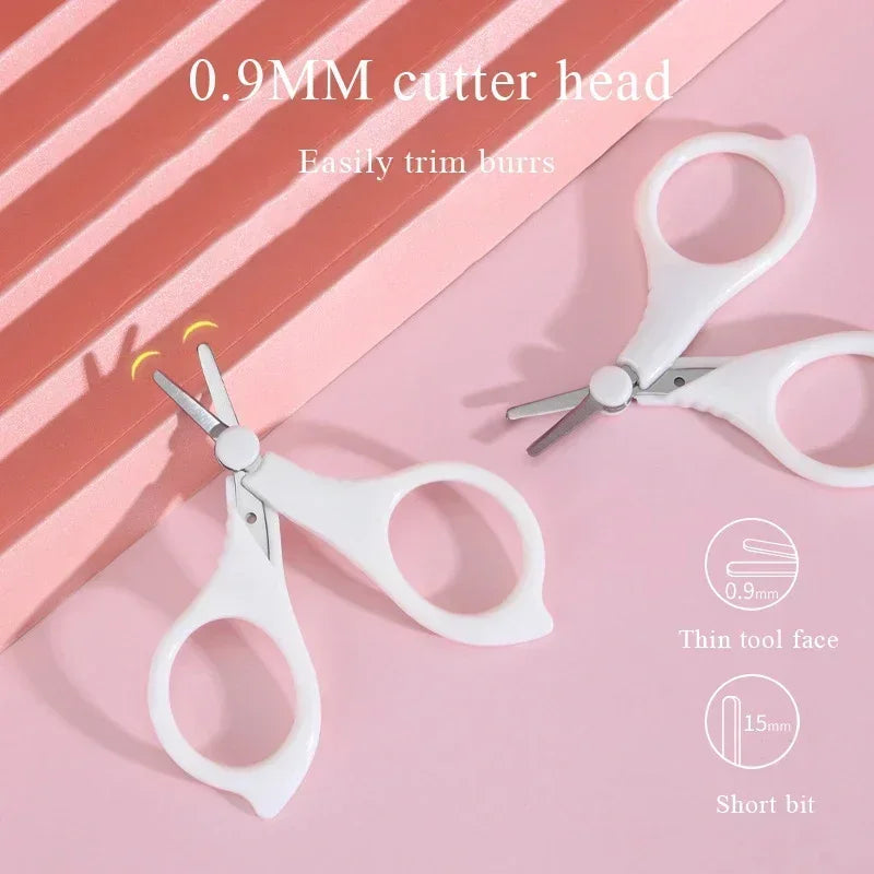 Safety Scissors Trimmer Manicure Cutter Special Scissor Babies Care Tools Accessories Newborn Baby Nail Clipper Convenient