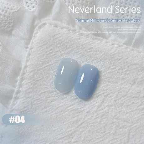 MAINEL 1-12Pcs Fashion Nude Shiny Soak Off UV Gel Nail Gel Polish Cosmetics Nail Art Nails Gel Polish Tips Nail Varnish