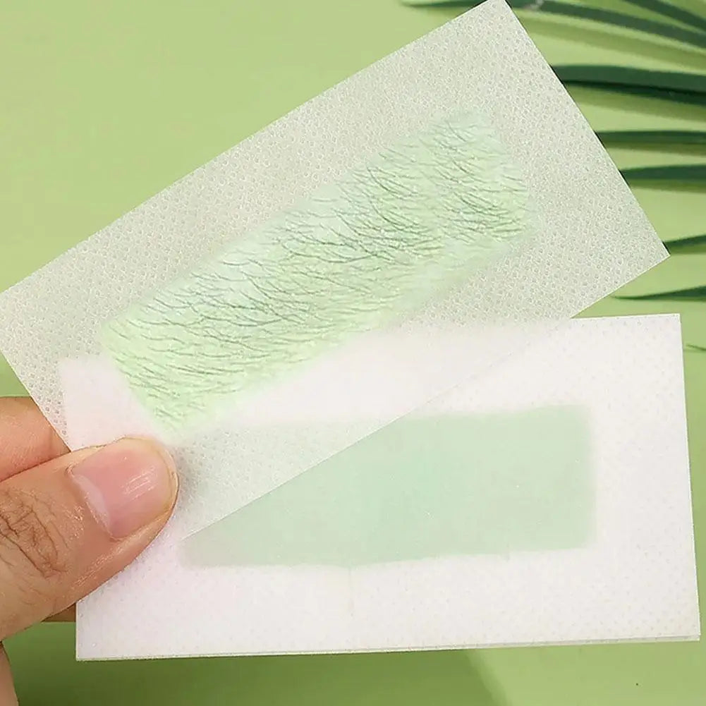 20strips/box Facial Wax Strips For Hair Removal Depilatory Wax Paper Cold Wax Strips Paper For Face Neck Arm Leg Beauty Tools