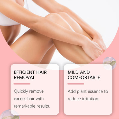 OceAura Hair Removal Wax Strips for Legs and Body Hair Growth Postponement Easy Operation Non-Irritating Depilatory Wax Strips