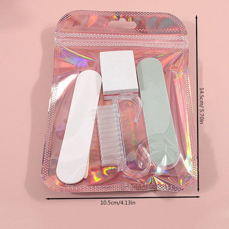 1pack ,Manicure And Pedicure Set, Mini Nail File And Orange Nail Stick Set