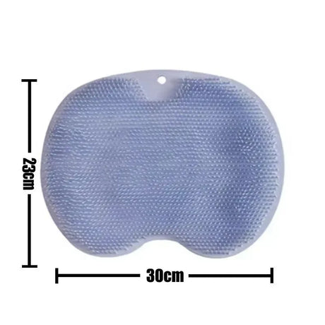 Exfoliating Brush for Feet Foot Wash Mat Brush Body Wash Scrubber in Shower Silicone Bath Massage Mat Back Brush Wall Mounted