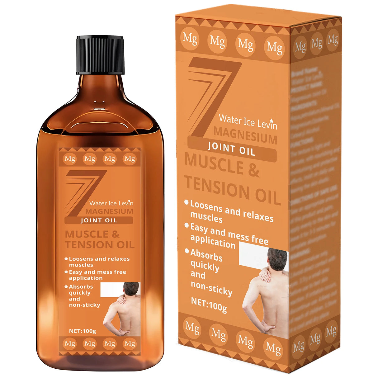 7 Magnesium Joint Oil: Light Texture, Loosens Muscles, Absorbs Fast/Non-Sticky, Daily Use Boosts Skin Elasticity