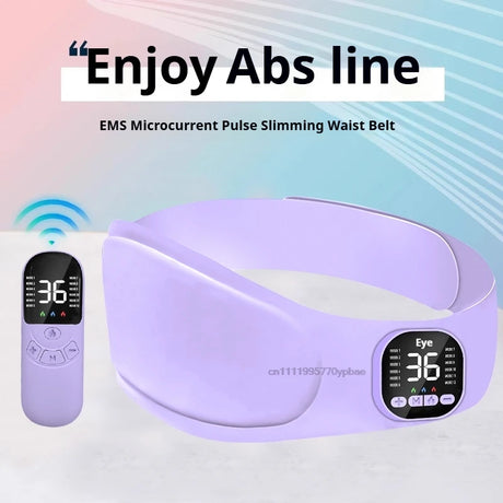 Smart Rechargeable Waist Trainer with Heat & EMS Massage Portable Abdominal Warmer Belt for Women’s Body Sculpting and Wellness