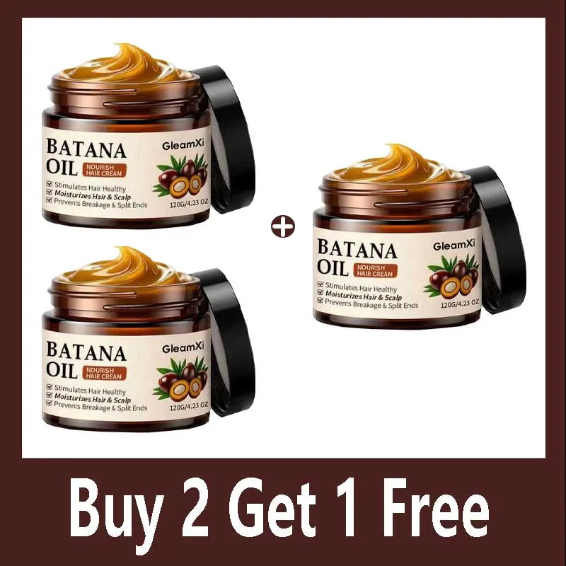 100% Pure Organic Hair Mask Batana Oil Hair Growth Oil Natural Treatment Nourish Reduce Hair Loss Anti-Breakage