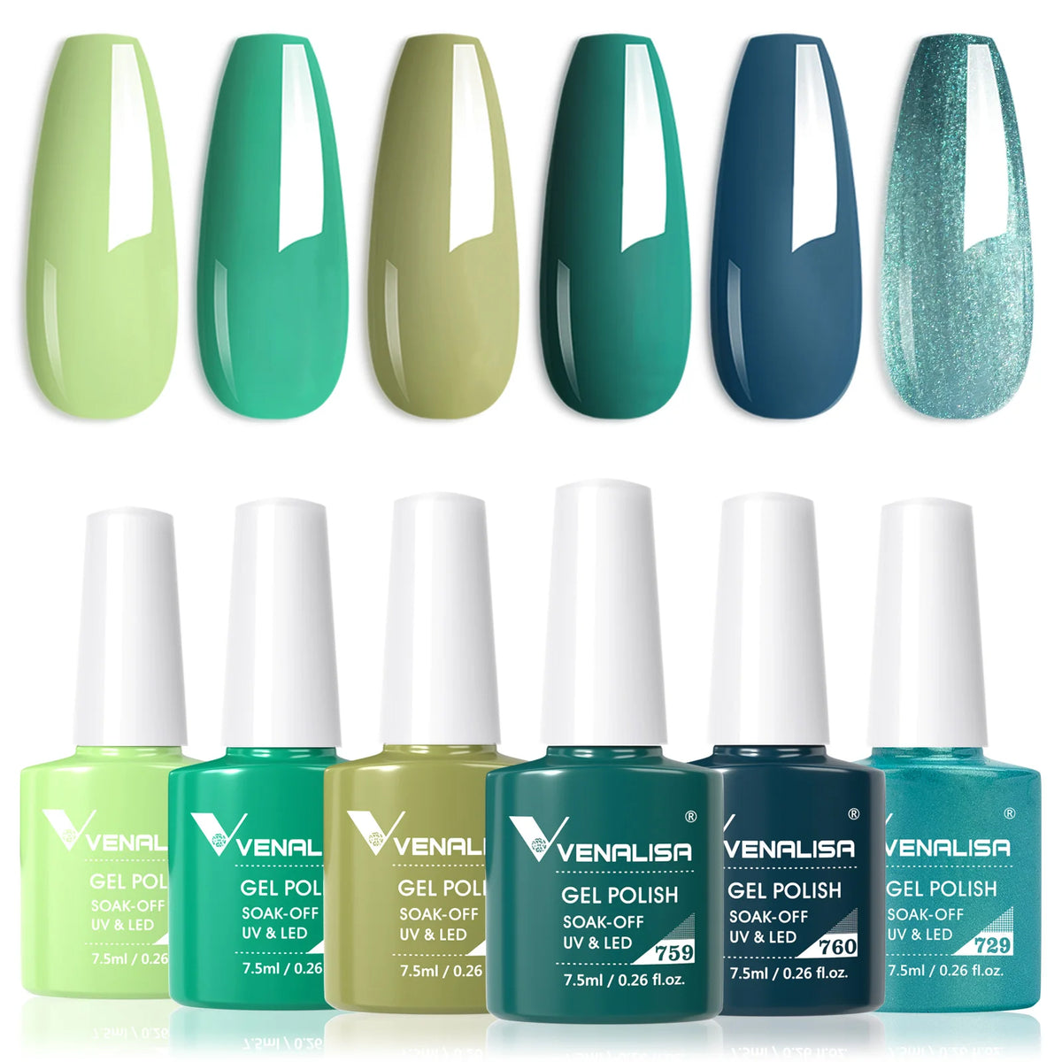 VIP5 Venalisa Nail Gel Polish Jelly Color HEMA/TPO FREE Nude Pink Semi Permanent Soak Off UVLED Gel Polish Sparkle Gel Varnish