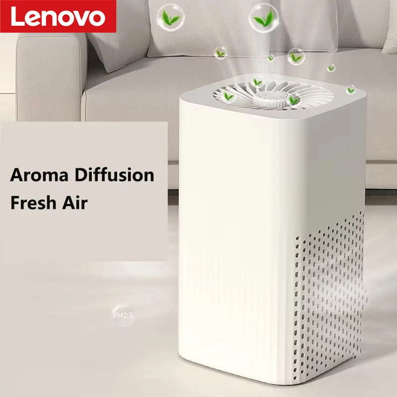 Lenovo Smart Air Purifier Desktop Air Cleaner 360°Air Intake Eliminate Formaldehyde Smoke Dust Quickly Removes Odors Low Noise