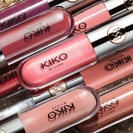 Kiko Double Headed Lipstick Transparent Mirror Non Fading Non Stick Cup Lip Gloss Milk Tea Bean Paste Naked Nature Lip Makeup