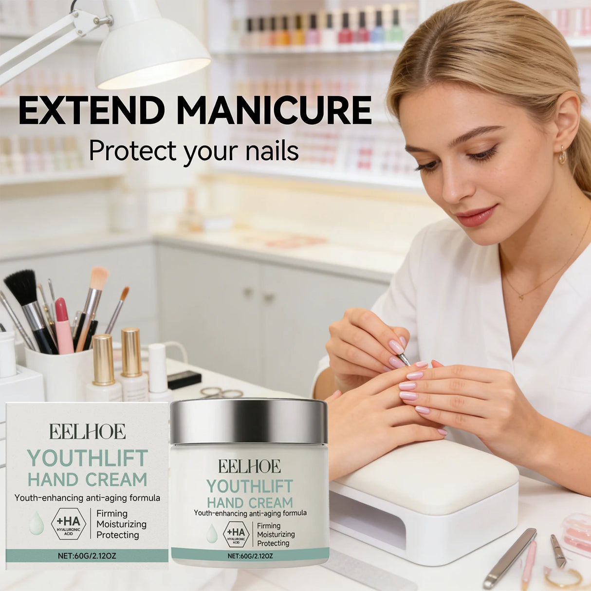 Retinol Hand Cream Nourishing Repair Soften Skin Prevent Dryness Cracking Beauty Long-Lasting Moisturizing Hand Skincare Lotion