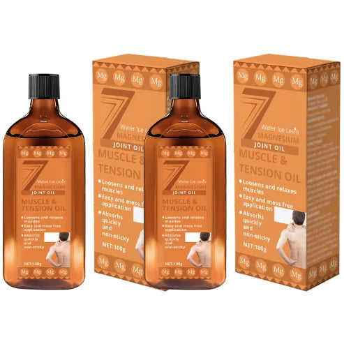 7 Magnesium Joint Oil: Light Texture, Loosens Muscles, Absorbs Fast/Non-Sticky, Daily Use Boosts Skin Elasticity