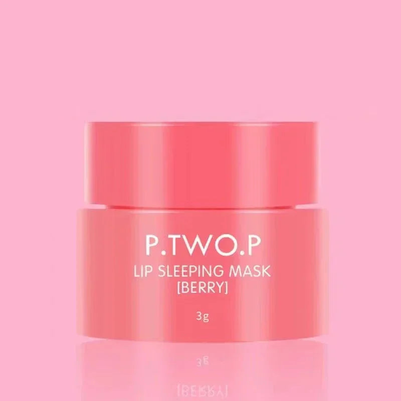 3g South Korea Lip Sleep Mask Night Sleep Maintenance Moisturizing Lips Gloss Tinted Nourishing Lips Care Cherry Lip Balm