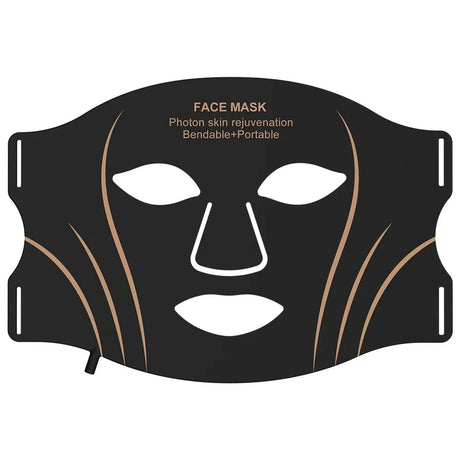 7 Color LED Face Mask with Neck Wireless Portable Red Light Therapy for Anti-Aging, Wrinkles, Skin Rejuvenation, Home Use