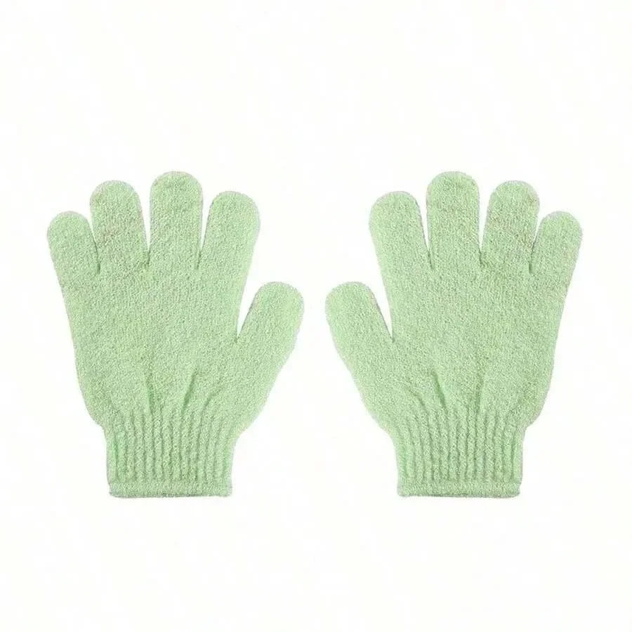 2pcs/6pcs/12pcs Reversible Exfoliating Shower Gloves, Body Scrub Gloves, ,Cleansing Tools Bath Towel Bath Products Back Scrub