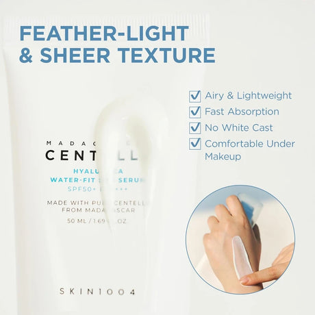 Korean Centella Kits Light Cleansing Oil and Hyalu-Cica Water-Fit Suncreen Moisturizing Makeup Remover Shrink Pore Face Care Set