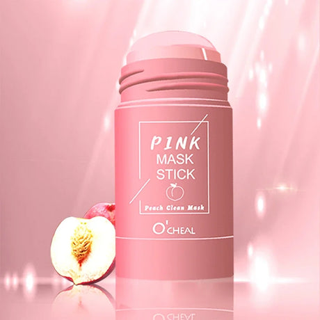 Solid facial mask Stick Green Tea Honey Peach Cleaning Pore Moisturizing Long Charcoal Eggplant Mud Film