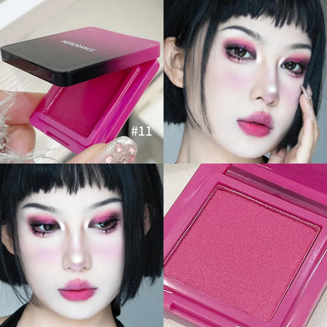 Wild Rose Black Eyeshdaow Palette Matte Glitter Single Color Eyeshadow Gothic Red Pigments Waterproof Fashion Smoky Eyes Makeup